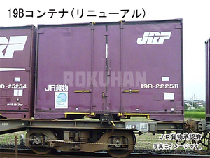 猫*ク様 ZX19A-1+コキ106-421 JR貨物コンテナZX19Aタイプ:東京貨物ターミナル駅40周年記念